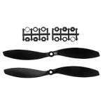 Orange HD Propellers 1347(13X4.7) Carbon Nylon Black 1CW+1CCW-1pair