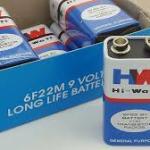 9V Original HW High-Quality Battery-10Pcs/Box