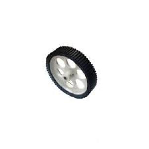 Robot Wheel 10cm Dia. x 2cm Width-1pcs.-White