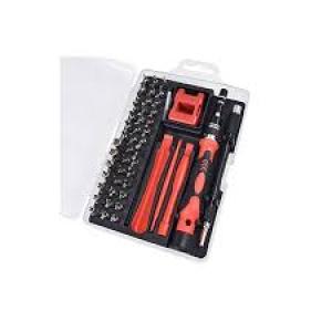 Screwdriver Set, 52 in 1 Screwdriver Set with 42 Bits, Multi-function Magnetic Repair Computer Tool Kit For Rapair Jewelry, Eyeglass, PC, Laptops, Smartphone, Watches – RED | B084F9Z8