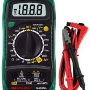 Original Mastech MAS830L Digital Multimeter – Multimeter with Probes