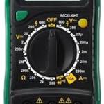 Original Mastech MAS830L Digital Multimeter – Multimeter with Probes