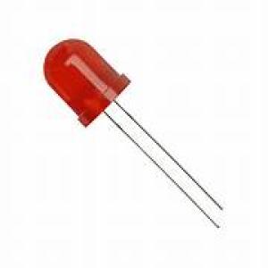 10mm DIP LED Red – 10 Pcs.