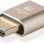 HDMI-Compatible Virtual Display Emulator 4K HD DDC EDID Dummy Plug Dongle