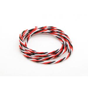 Twisted 22AWG Servo Wire Red/Black/White ~1Meter